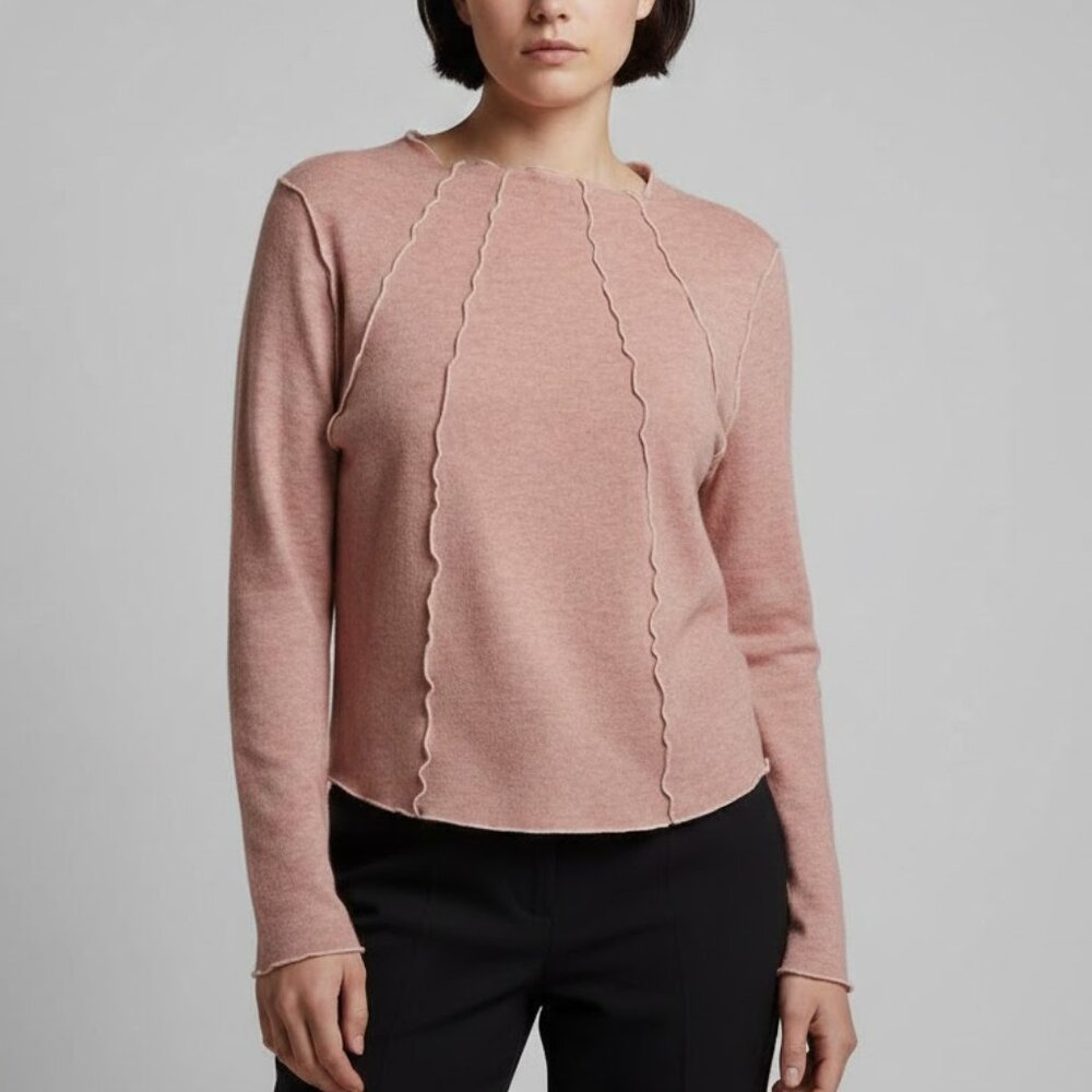 Wild Moss pink lightweight sweater size L